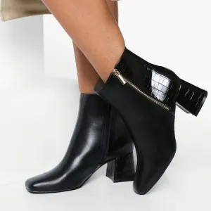 Michael Michael Kors leather black boots