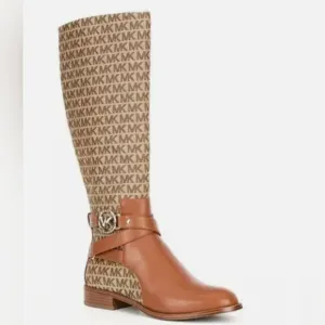 MICHAEL Michael Kors Rory Logo Jacquard Riding Boots