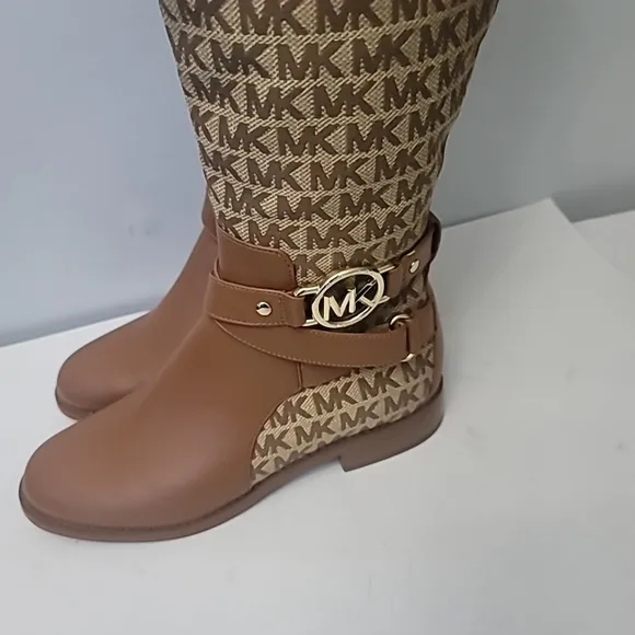 MICHAEL Michael Kors Rory Logo Jacquard Riding Boots