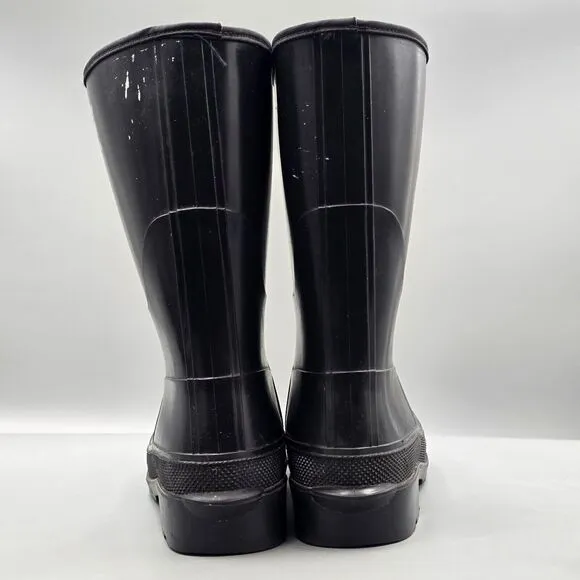Mighty Tough Men's Size 10 US Vintage USA Made Black Rubber Sherpa Winter Boots