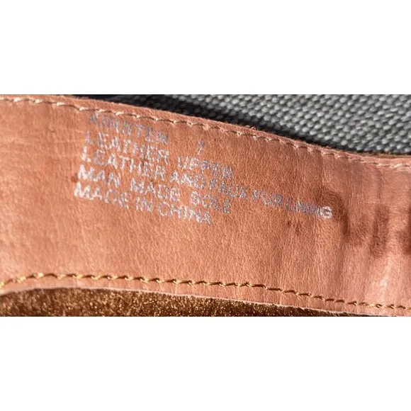 Miz Mooz Kirsten tall harness strap pebbled leather riding boots women’s 7