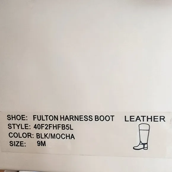 MK 2 tone leather riding boots