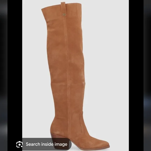 Mk Harlow Knee high Suede Boots