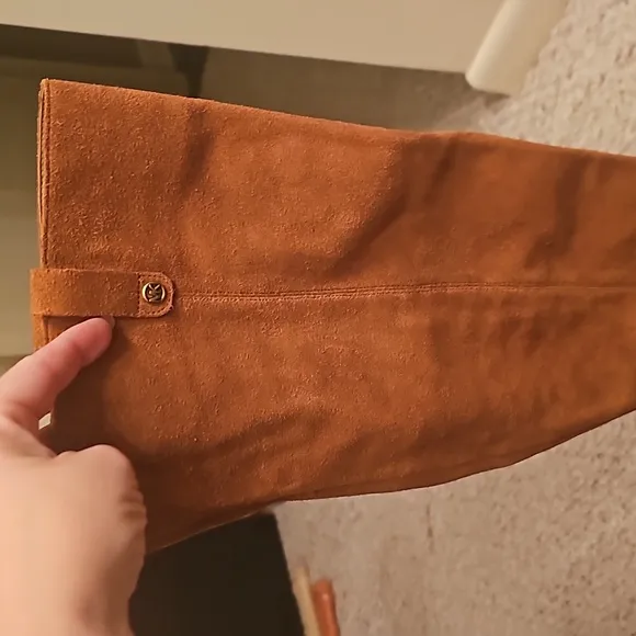 Mk Harlow Knee high Suede Boots