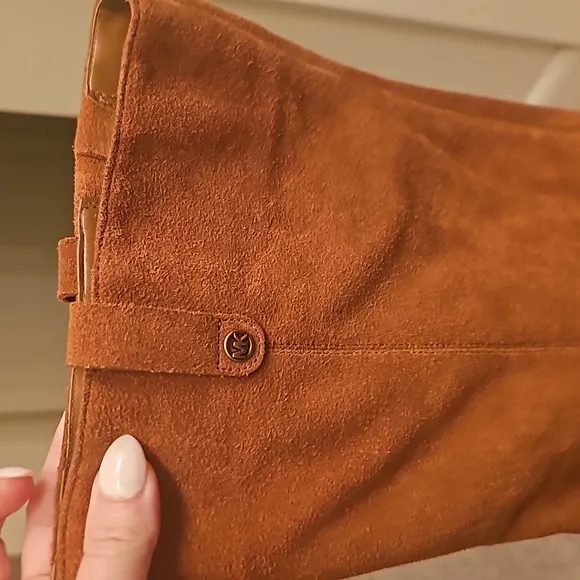 Mk Harlow Knee high Suede Boots