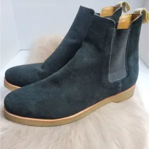 MNML Black Suede Chealsy Boots