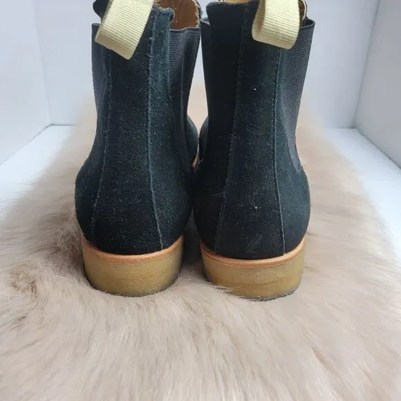 MNML Black Suede Chealsy Boots