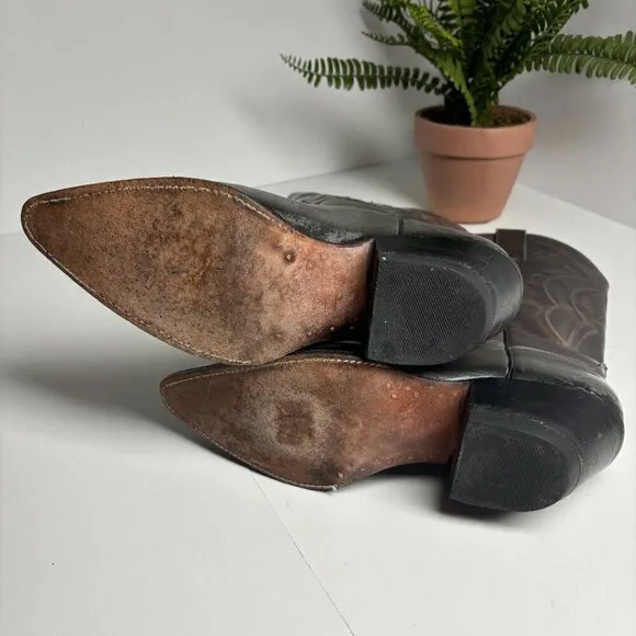 Morgan &amp; Miller Made In Mexico Leather Boots 27 E/9