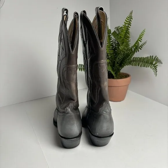 Morgan &amp; Miller Made In Mexico Leather Boots 27 E/9