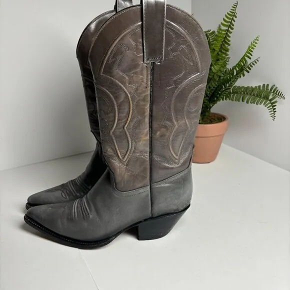 Morgan &amp; Miller Made In Mexico Leather Boots 27 E/9