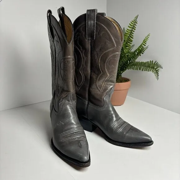 Morgan &amp; Miller Made In Mexico Leather Boots 27 E/9