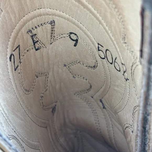 Morgan &amp; Miller Made In Mexico Leather Boots 27 E/9