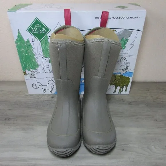 Muck Boot Co Toddler Hale Pull on Snow Mud Boots - Walnut