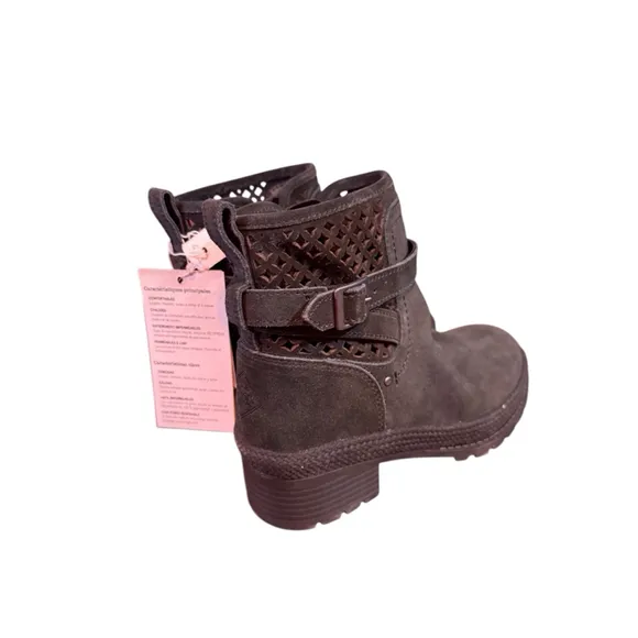 Muck boot company waterproof liberty ankle boot laser cut black size 7