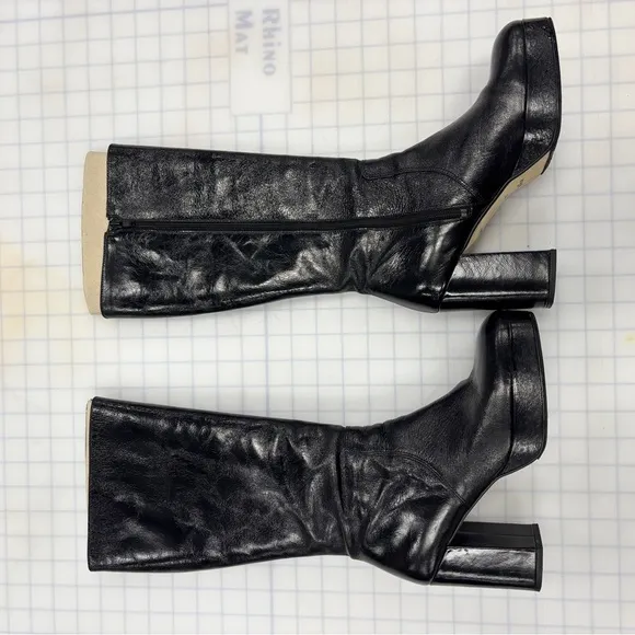 Musier patent Leather Knee-High Boots