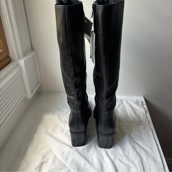 Naturalizer Sterling Wide Calf Knee-High Boots Black Sz 9M