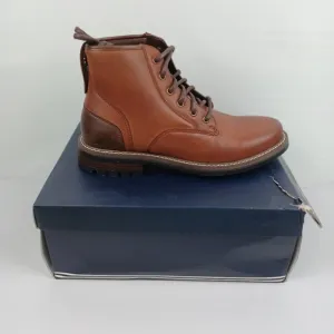 Nautica men's fashion Chukka Derby smooth‎ toe Boots brown size 9.5
