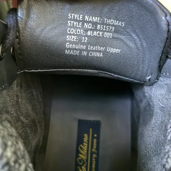 New black La Milano leather boots