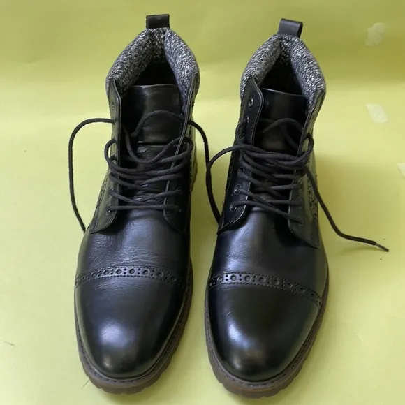 New black La Milano leather boots