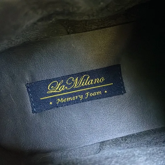 New black La Milano leather boots