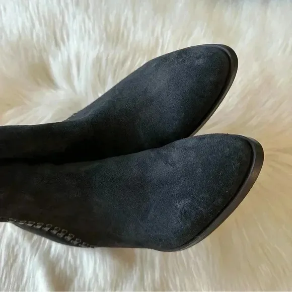 New Charly Amar Suede Leather Ankle Boots Sz 8