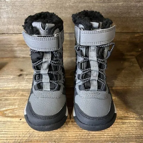 New‎ Childrens Little Kids Merrell Snow Crush 2.0 Waterproof Snow Boots Size 4 C