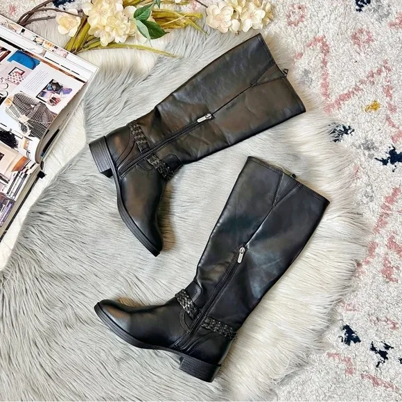 NEW Circus By Sam Edelman Phoebe Black Women’s Riding Boots Sz 8