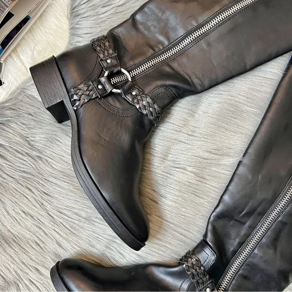 NEW Circus By Sam Edelman Phoebe Black Women’s Riding Boots Sz 8