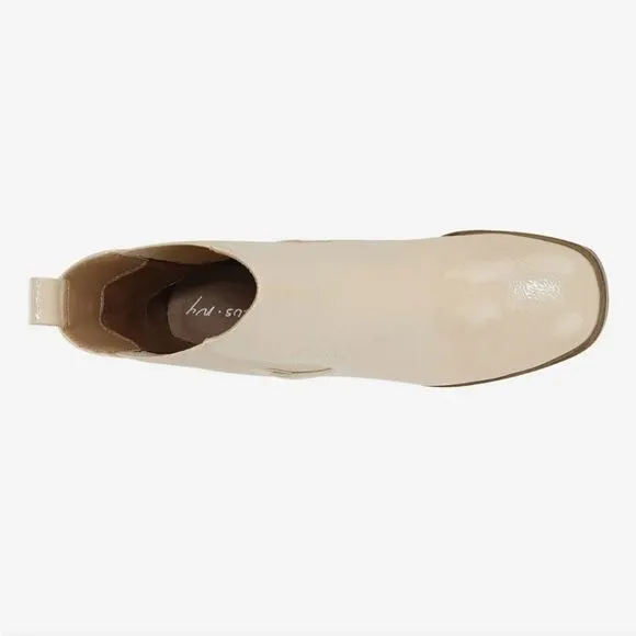 New Circus NY Sam Edelman Layla Bootie cream platform chunky sole ankle boots 9