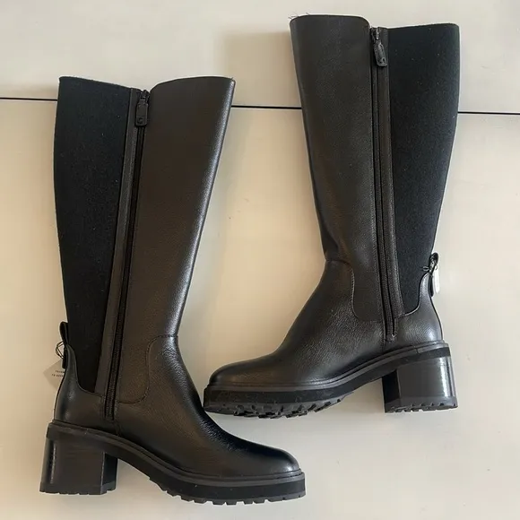 New Cole Haan Gema Tall Waterproof Lug boots