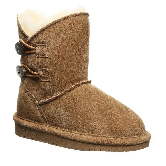 New! Cute BEARPAW GIRLS TODDLER-LITTLE KID ROSALINE FUR BOOT.