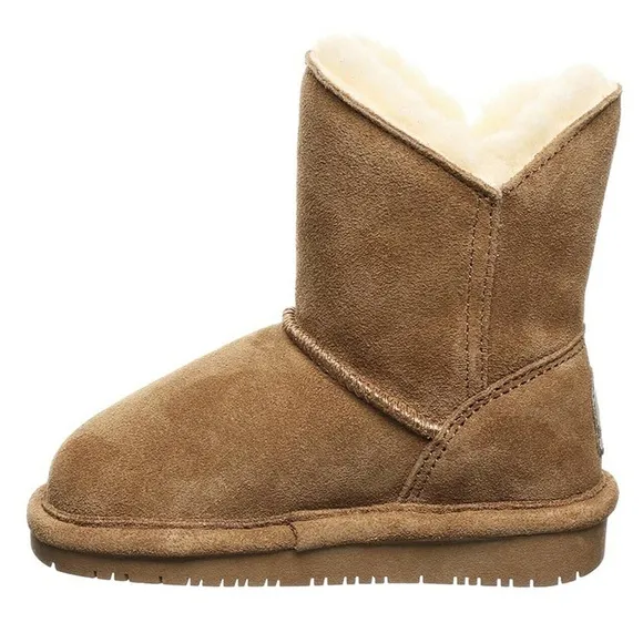 New! Cute BEARPAW GIRLS TODDLER-LITTLE KID ROSALINE FUR BOOT.