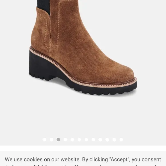 New Dolce Vita - Huey H2O Suede Boots Size 10