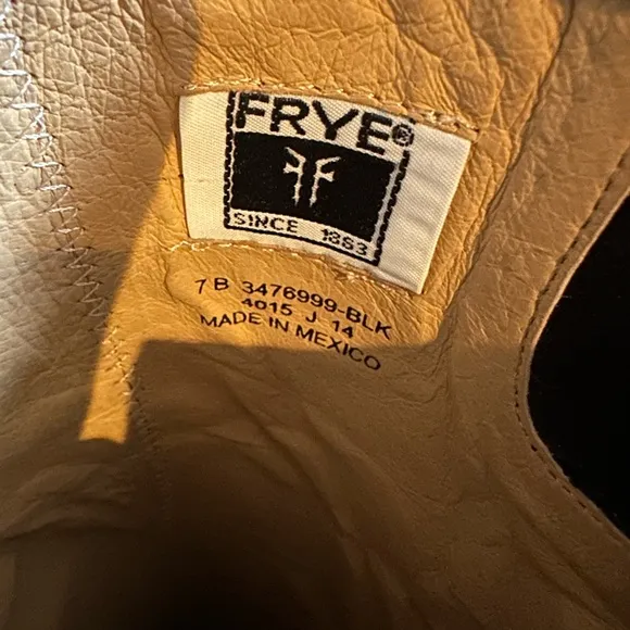 NEW FRYE PIPPA Black Leather Riding Boots