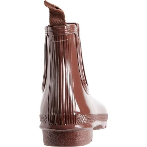 NEW HUNTER Original Chelsea Rain Boots - Waterproof  Brown Bolt  For Women 252