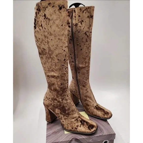 New in Box-Jeffrey Campbell Naissance Knee High Boots- 8.5-Velvet- No Offers