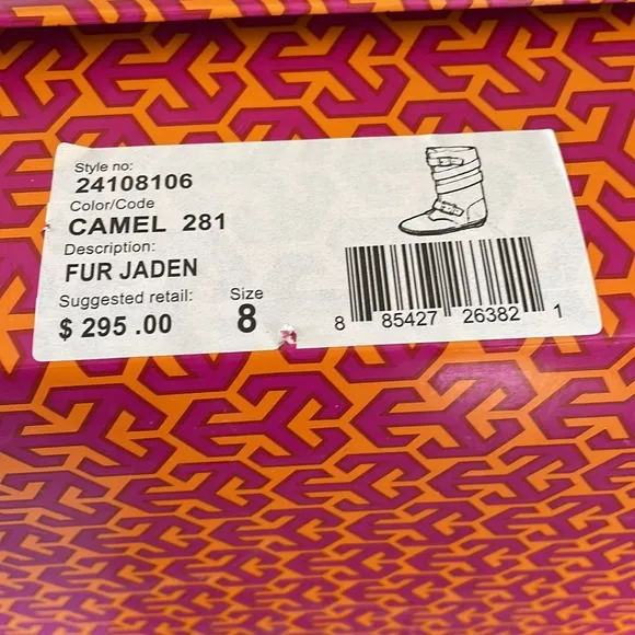 New In Box No Longer Available Tory Burch Fur Jaden Boots 8