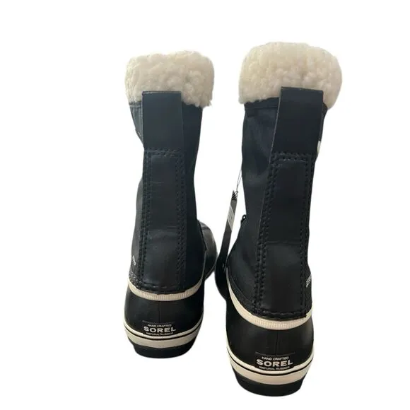 New In Box Sorel Yoot PAC Nylon Black Boots Youth Size 5 Waterproof