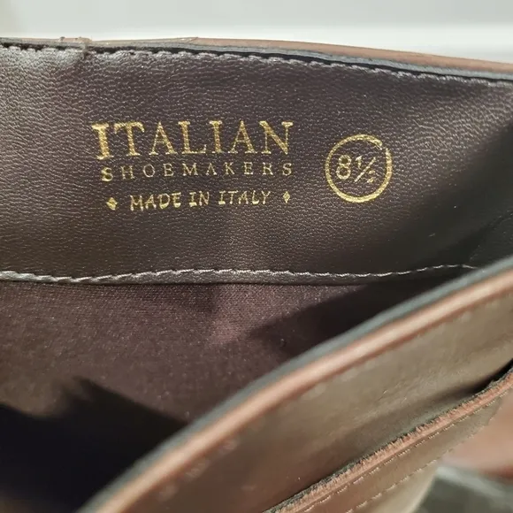 NEW Italian Shoemakers Antonia Brown Leather Boots