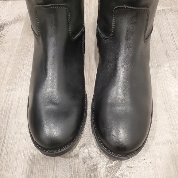 NEW Italian Shoemakers Antonia Riding Boots Black
