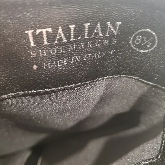 NEW Italian Shoemakers Antonia Riding Boots Black