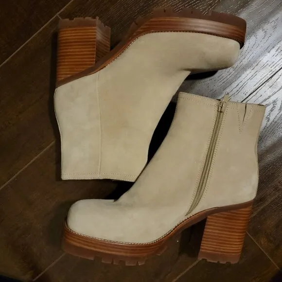 NEW Jeffrey Campbell Momby Boots Womens 11 Suede Chunky Retro Boho Chic