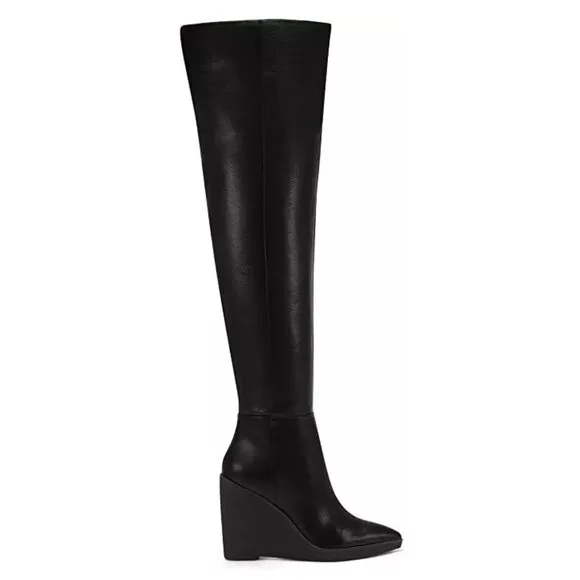 NEW Jessica Simpson Cassida Pointed Over Knee Thigh High Wedge Boots
