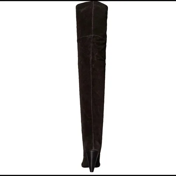 NEW Joie Gallison Black Suede Over The Knee Boots
