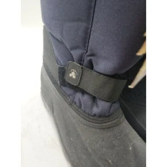 New Kamik Unisex Kids Snow Boot Blue Waterproof Fleece Lined Size 6 New
