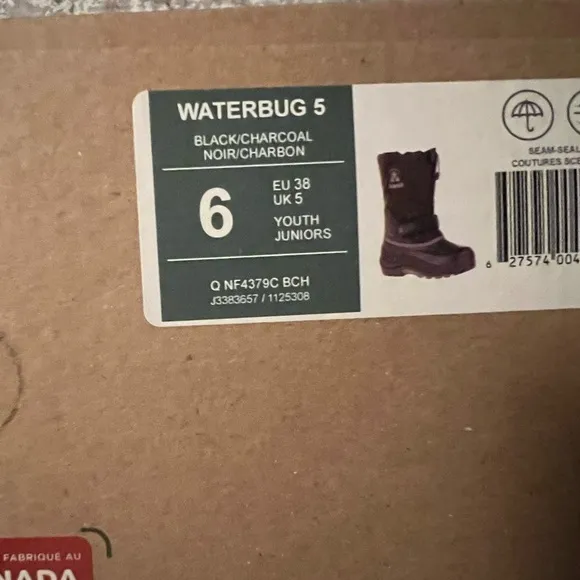 NEW KAMIK WATERBUG 5 UNISEX WATERPROOF WINTER BOOTS