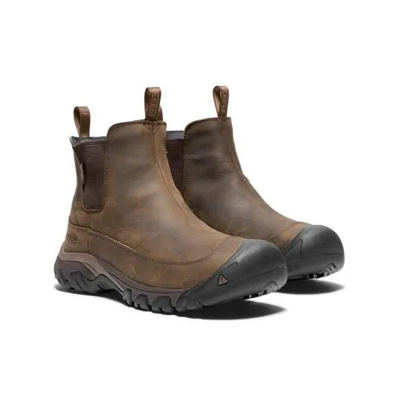 NEW KEEN men's anchorage iii waterproof boot in dark earth