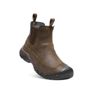 NEW KEEN men's anchorage iii waterproof boot in dark earth