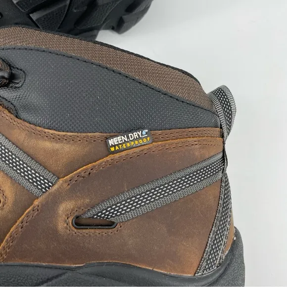 NEW Keen Men’s Targhee II Mid-Tac Hiking Boots Cascade Brown Black 12