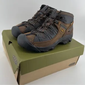 NEW Keen Men’s Targhee II Mid-Tac Hiking Boots Cascade Brown Black 12